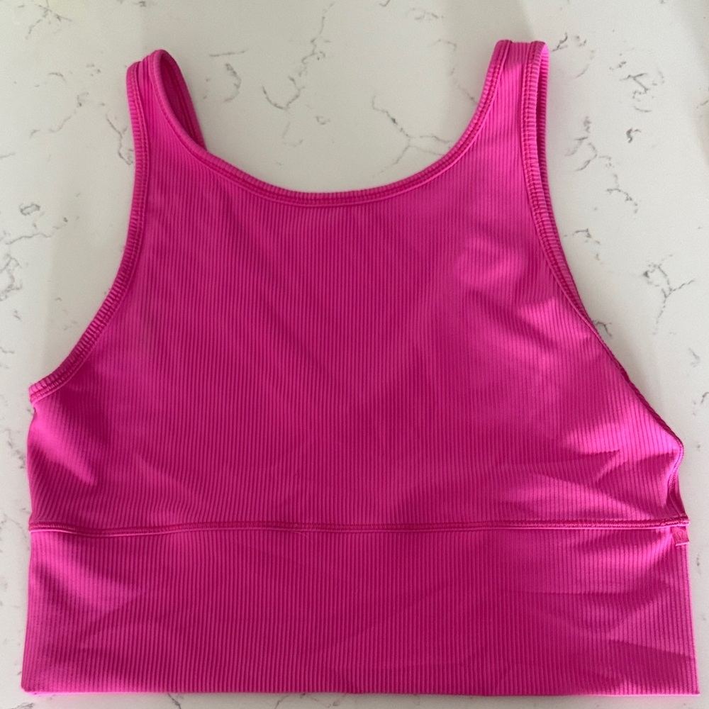 Lululemon power pivot tank sonic pink
